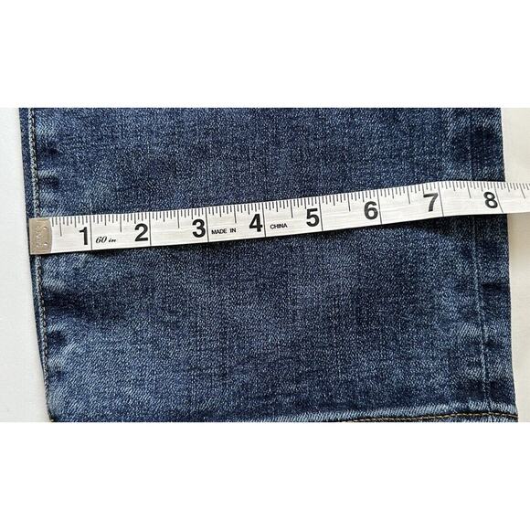 American Eagle Mens Jeans Bootcut 5 Pocket Distressed 10 In Rise 32 X 34 - Picture 11 of 12